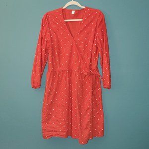 Old Navy Cotton Wrap Dress